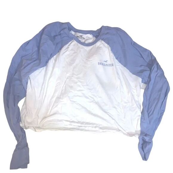 Hollister long sleeve relaxed logo raglan tee - Picture 3 of 4